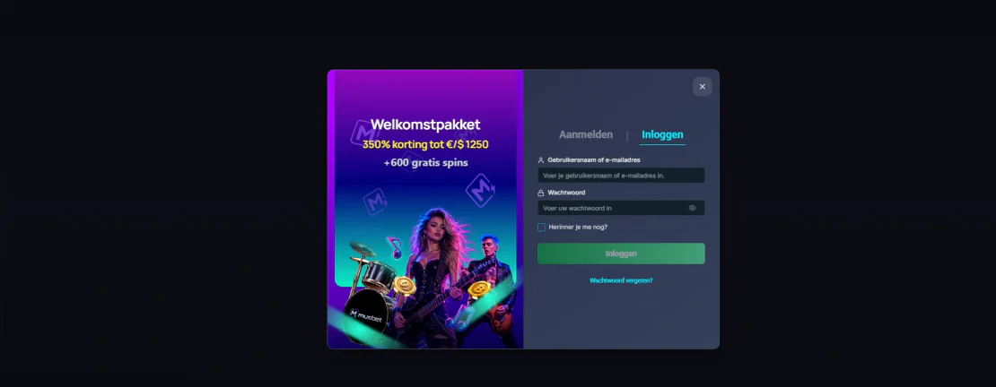 musbet casino inloggen